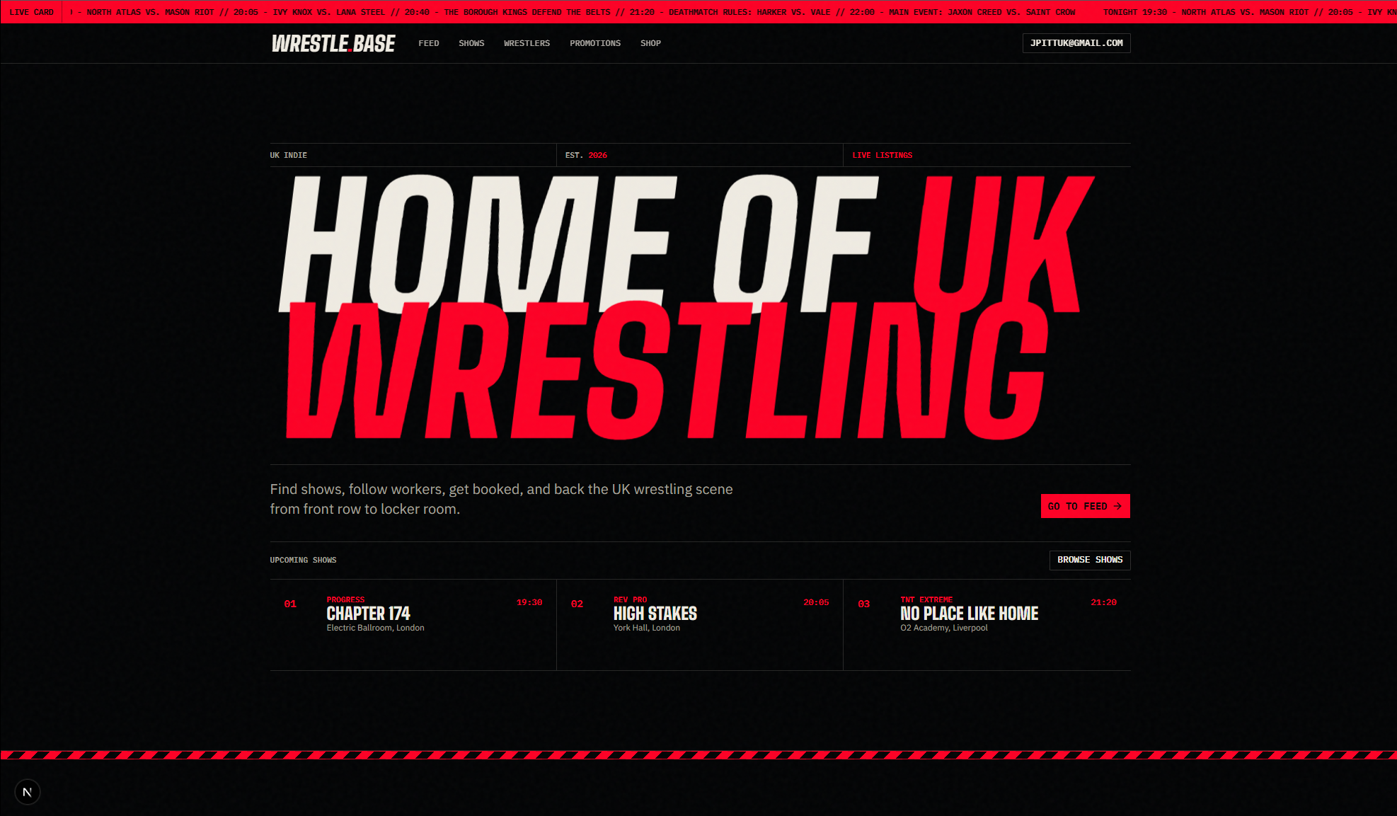 WrestleBase screenshot 1